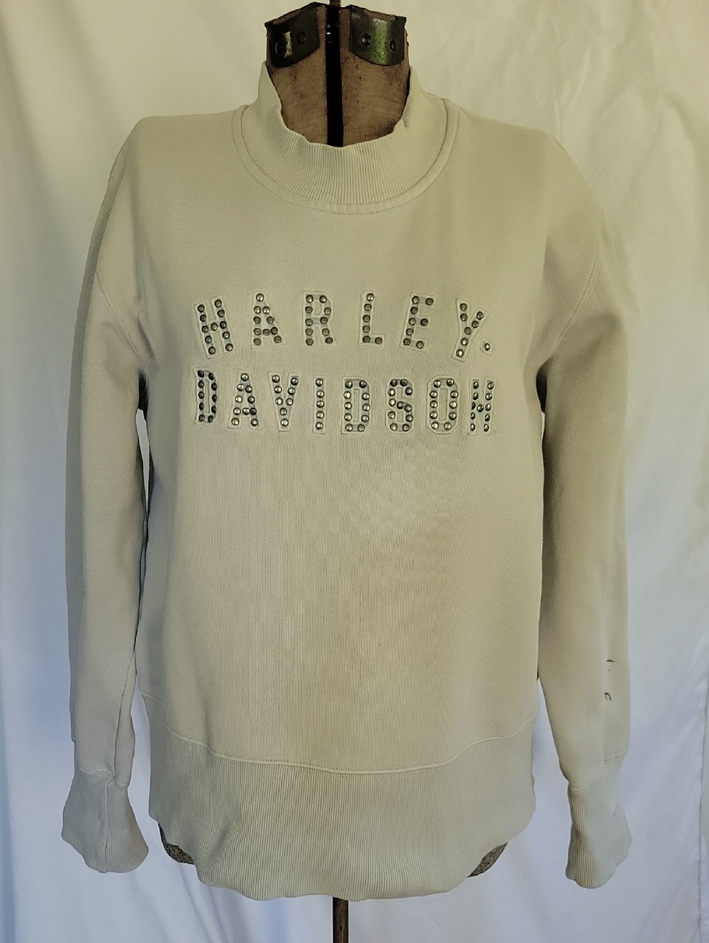 Harley-Davidson Sweatshirt, Large, Gray, Vintage